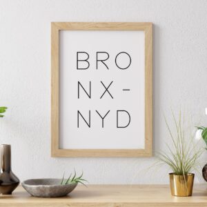Cuadro con lámina Bronx