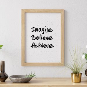Cuadro con lámina Imagine