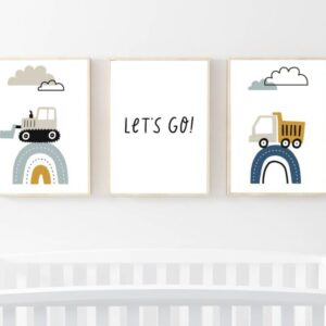 Set Cuadros Infantiles Lets-Go