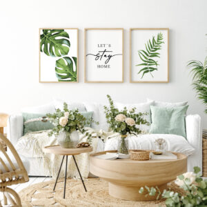 Set Cuadros Green Home