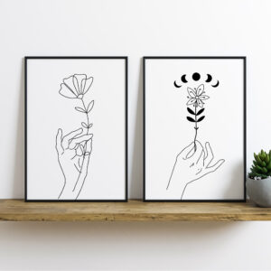 Set Cuadros Hands II