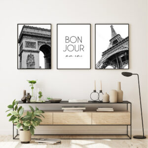 Set Cuadros Bonjour Mon Ami