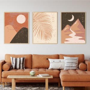 Set Cuadros Boho Mountains