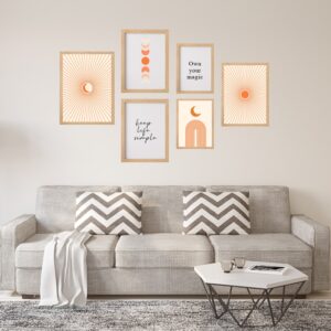 Set 6 Cuadros Irregulares Boho Own your magic
