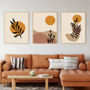 Set Cuadros Boho Sun