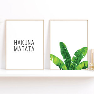 Set Cuadros Hakuna Matata