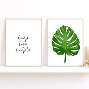Set Cuadros Simple Green