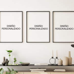 Set Cuadros Personalizados Trío