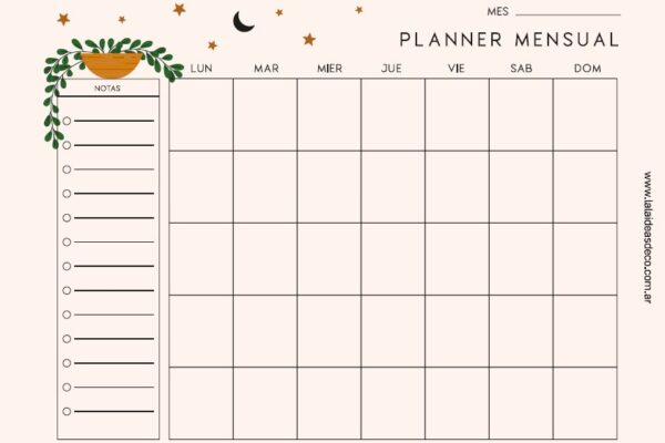 Planner Mensual