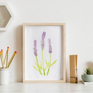 Cuadro con lámina Lavanda