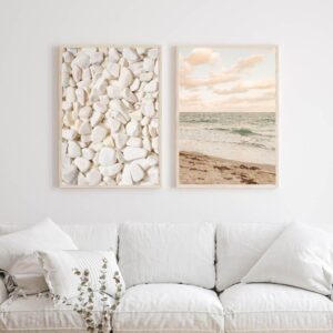 Set Cuadros Piedras & Mar