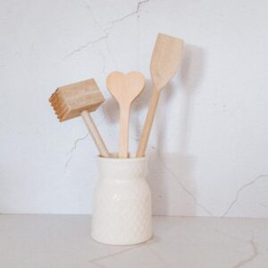Set Utensillos de Madera X3