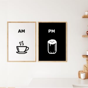 Set Cuadros AM PM (Té & Fernet)