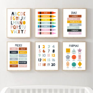 Set Cuadros Study Boy