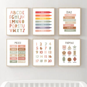Set Cuadros Study Girl