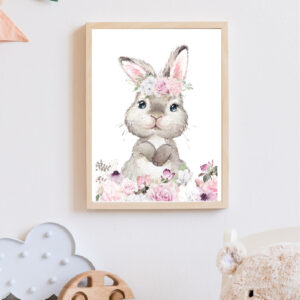 Cuadro con lámina Baby Rabbit