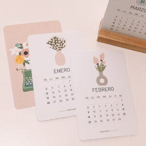 Repuesto Calendario Flowers 2025