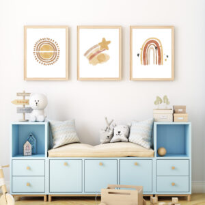 Set Cuadros Infantiles Espacial II